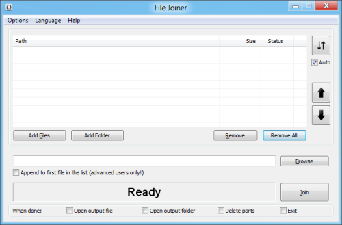 File Joiner 2.0 new look