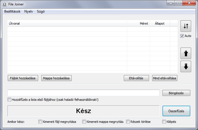 File Joiner 2.1.1 with Hungarian language